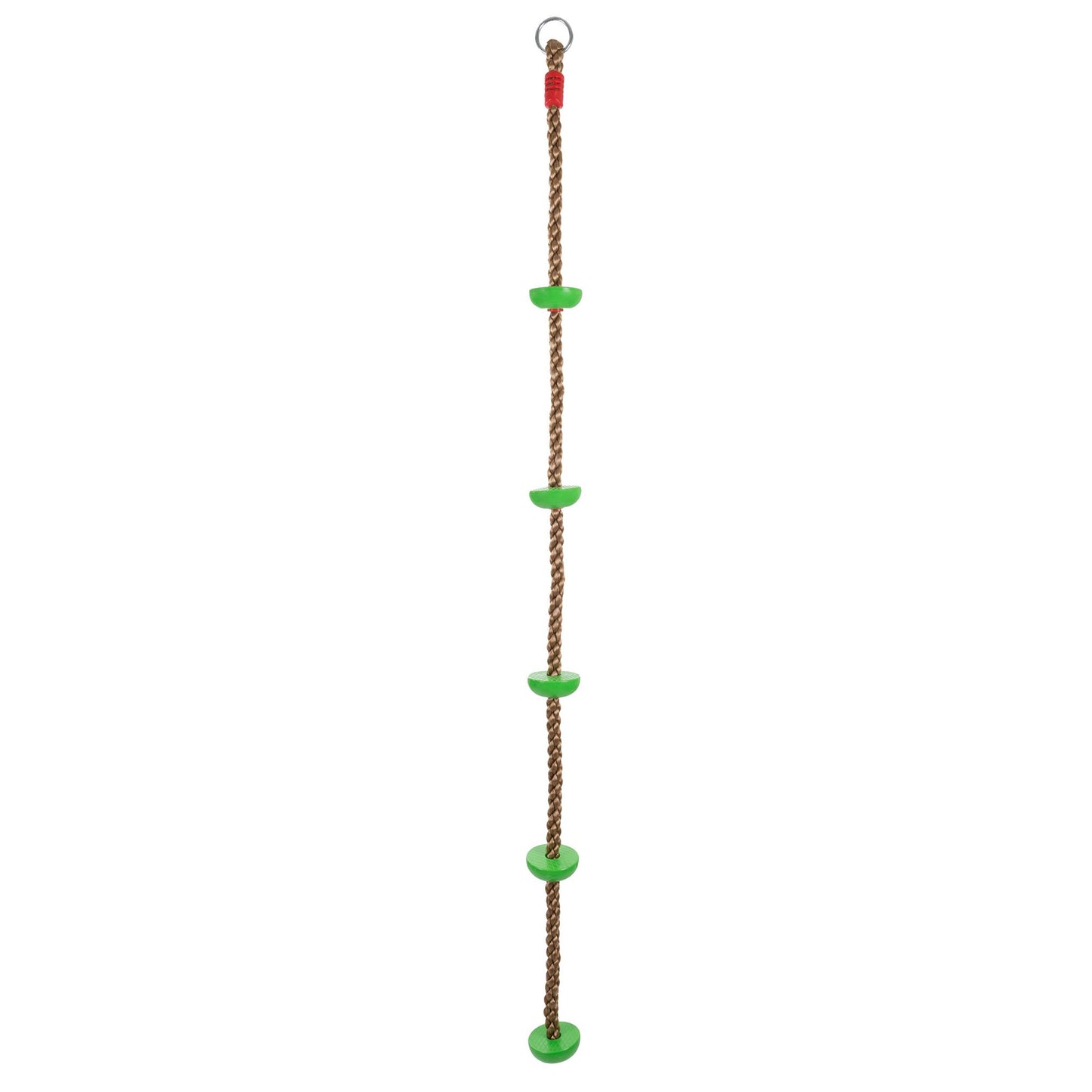 Climbing Rope Knotted Tree Swing Ladder- Kids Backyard Balance Equipment for Strength, Exercise and Healthy Fun for Boys and Girls by Hey! Play!