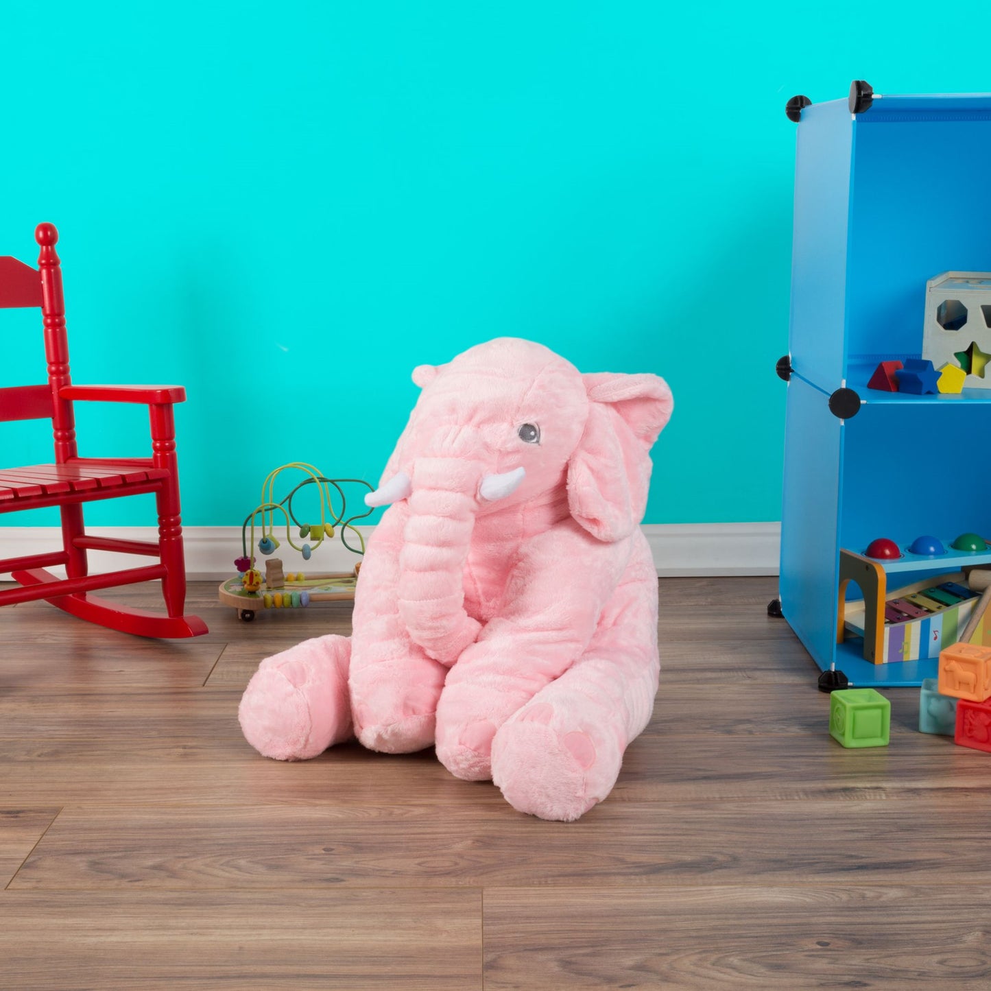 Elephant Stuffed Animal Toy- Plush, Soft Animal Pillow Friend for Infants, Toddlers, Boys, Girls and Adults by Happy Trails