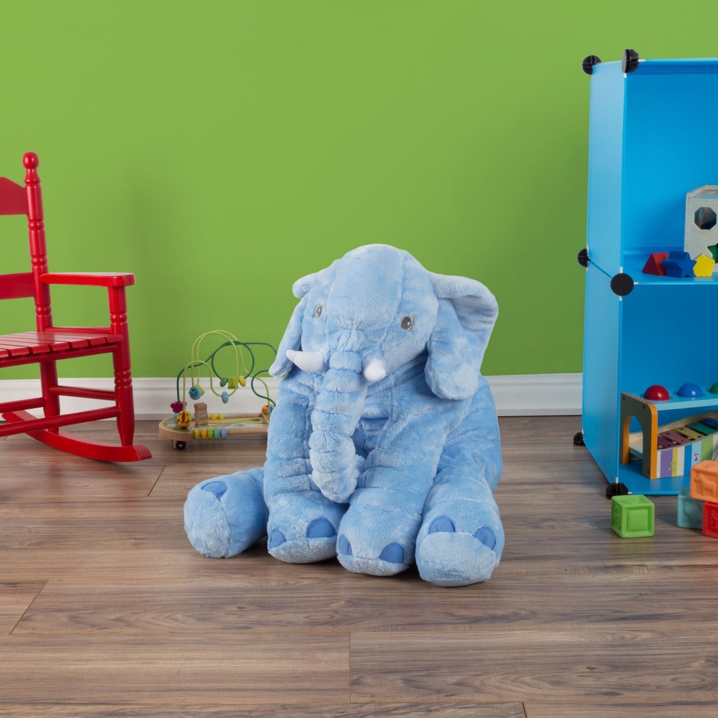 Elephant Stuffed Animal Toy- Plush, Soft Animal Pillow Friend for Infants, Toddlers, Boys, Girls and Adults by Happy Trails