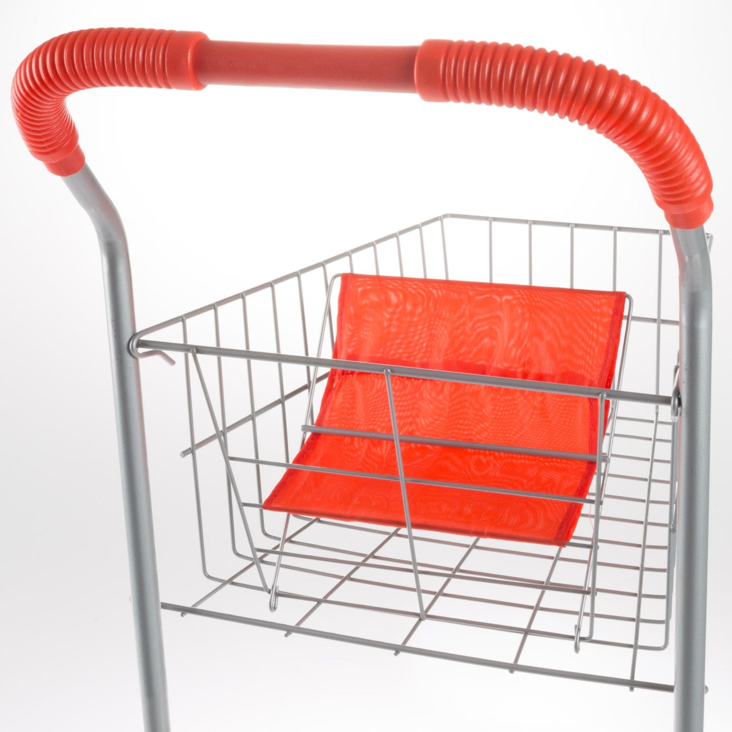 Pretend Play Shopping Cart Toy Grocery Cart With Pivoting Front Wheels and Folds for Easy Storage for Kids, Boys and Girls By Hey! Play!