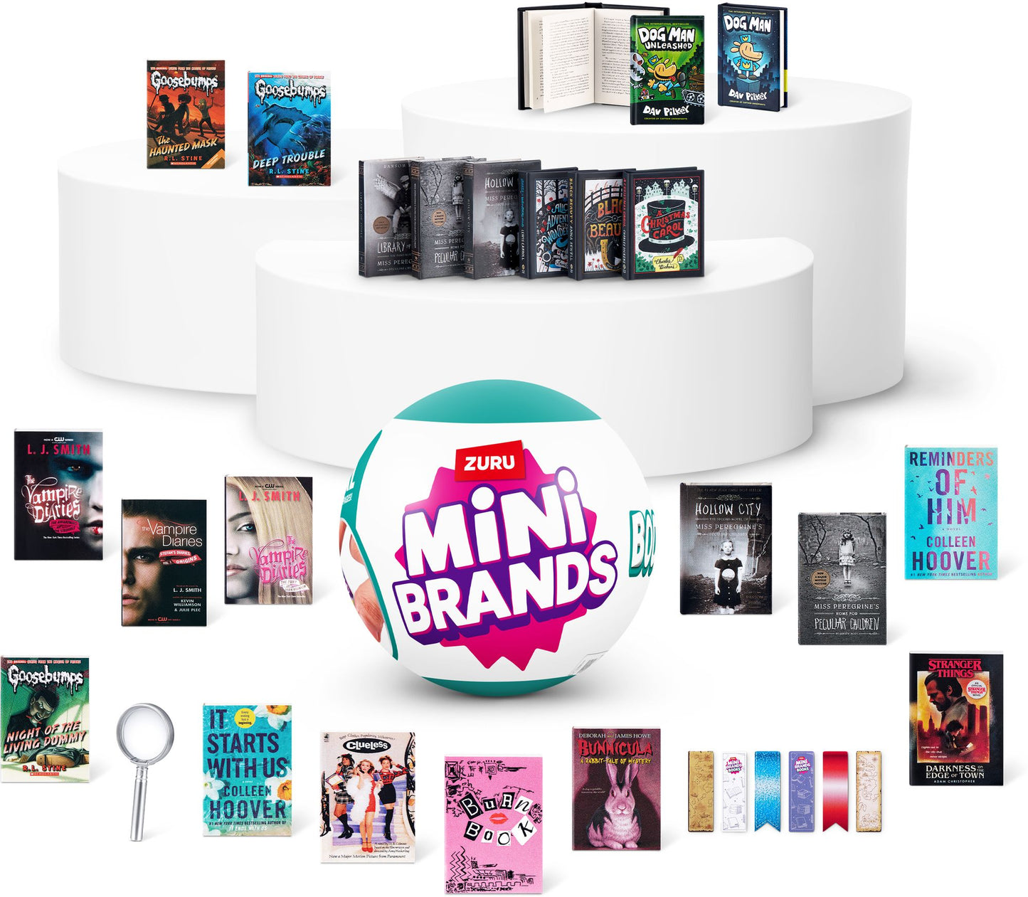S001-MINI BRANDS-BOOK MINI BRANDS -SERIES 1 2PK In PVC Tube,Bulk, 12pcs, No Inner,STD Color Assortment