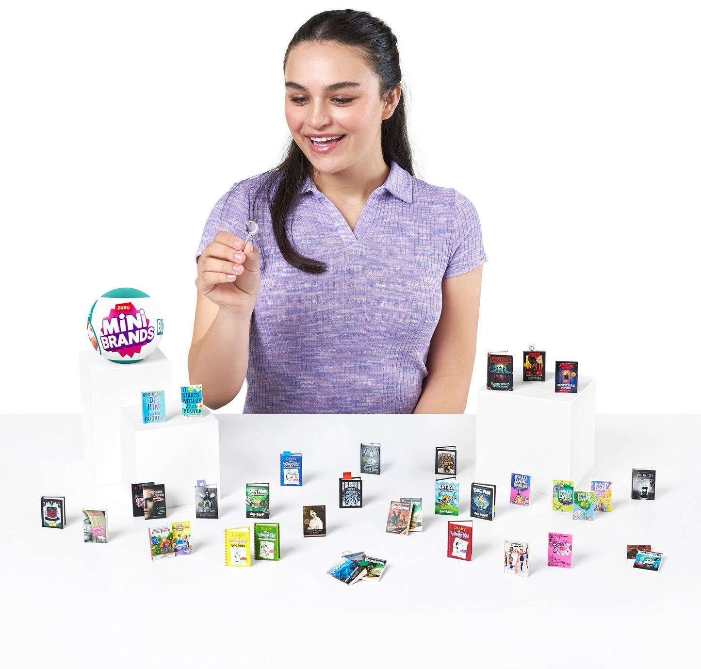 S001-MINI BRANDS-BOOK MINI BRANDS -SERIES 1 2PK In PVC Tube,Bulk, 12pcs, No Inner,STD Color Assortment