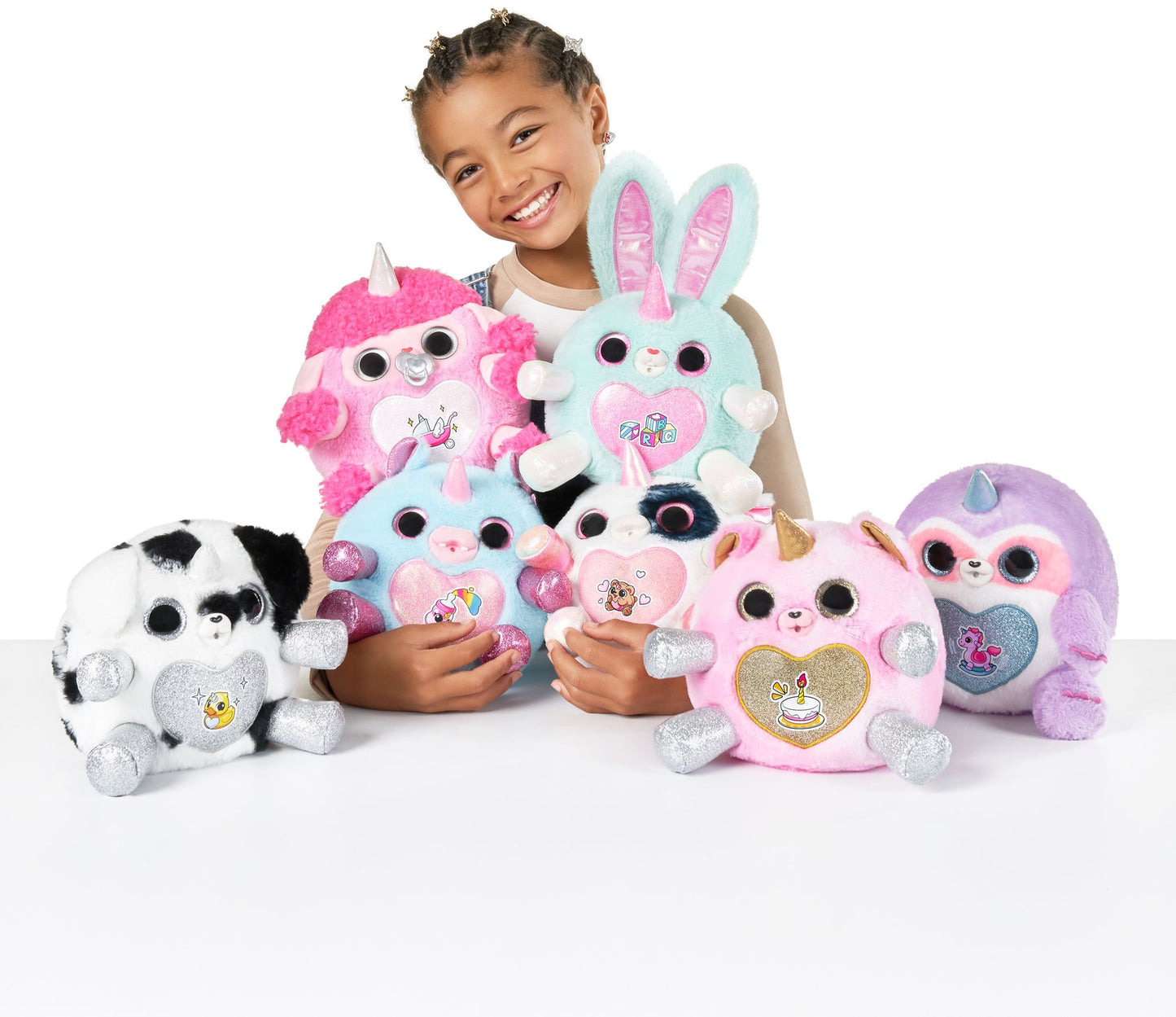 S001-RAINBOCORN - ADOPT-A-CORN SURPRISE - SERIES 1 - PLUSH SMALL - 12PCS/CTN