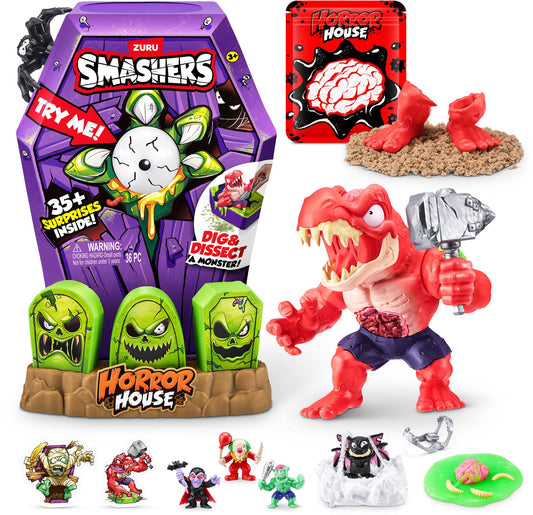 S001-SMASHERS - HORROR HOUSE - SERIES 1-LARGE HOUSE-SHRINK WRAP-6 PCS/CTN
