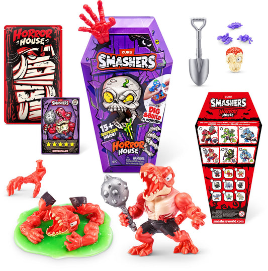 S001-SMASHERS - HORROR HOUSE - SERIES 1 - MEDIUM HOUSE-SHRINK WRAP-12 PCS/CTN