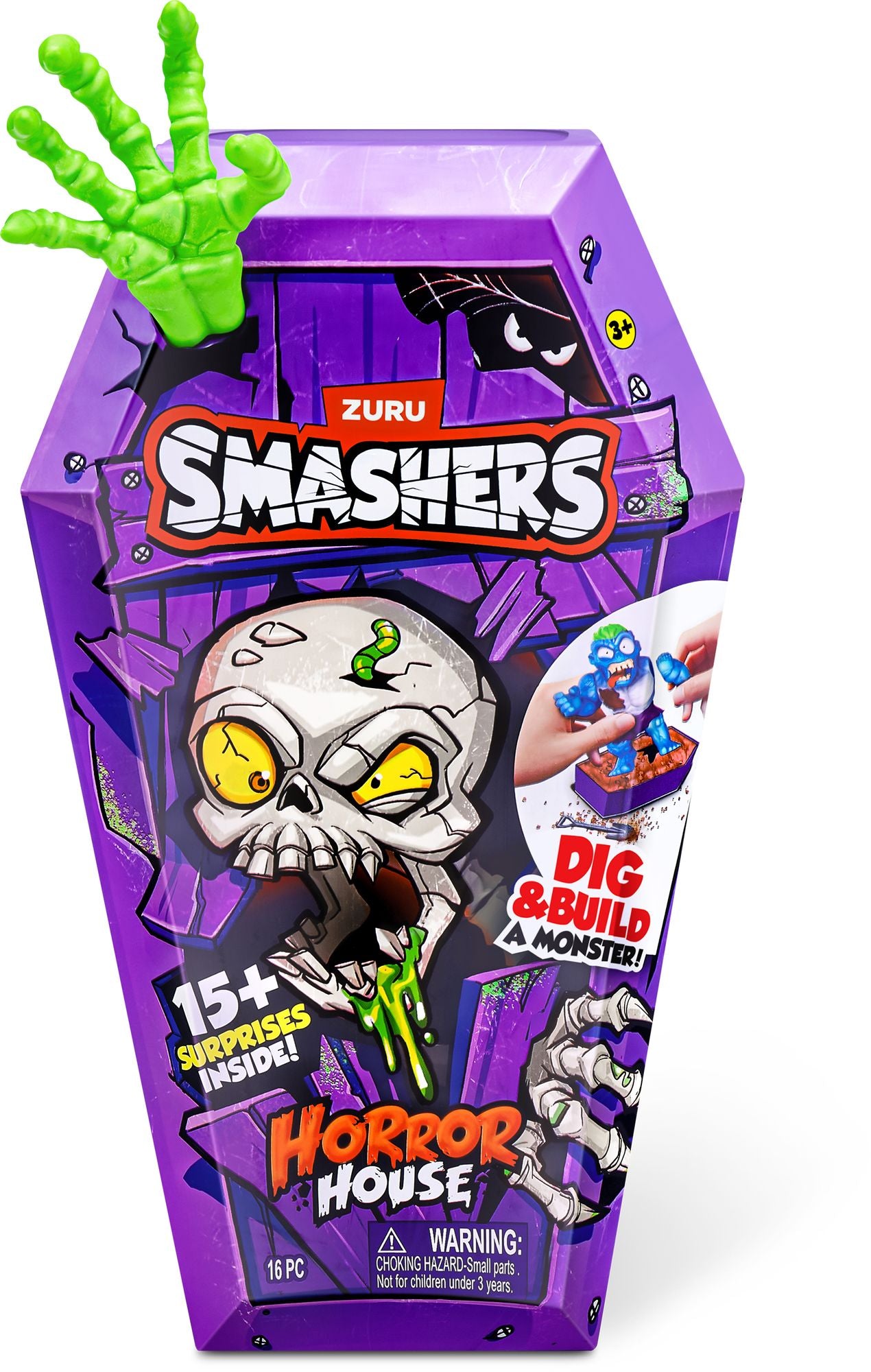 S001-SMASHERS - HORROR HOUSE - SERIES 1 - MEDIUM HOUSE-SHRINK WRAP-12 PCS/CTN