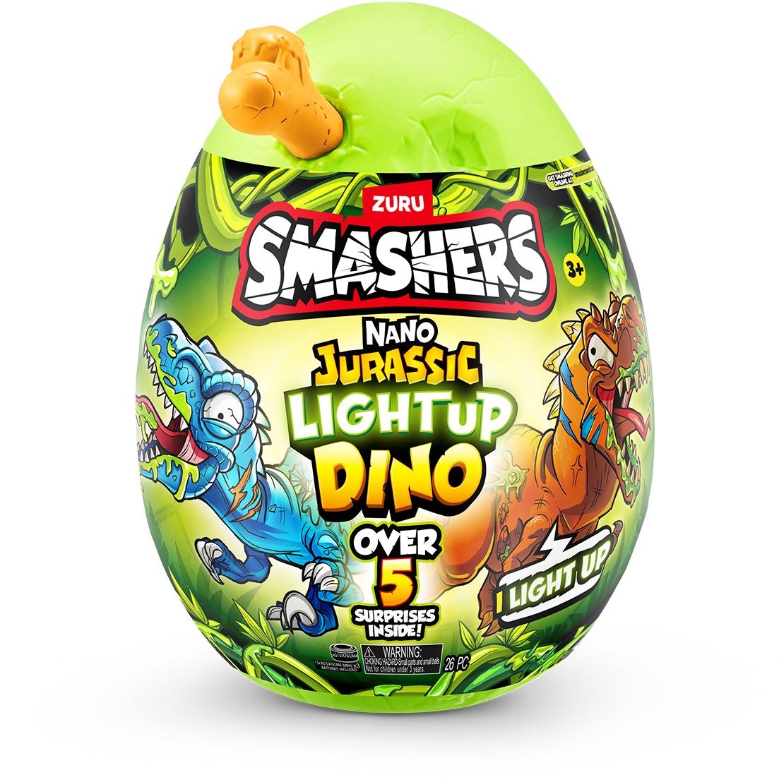 S001-SMASHERS-JURASSIC- SERIES 1 - NANO EGG-SHRINK WRAP - 24PCS/CTN
