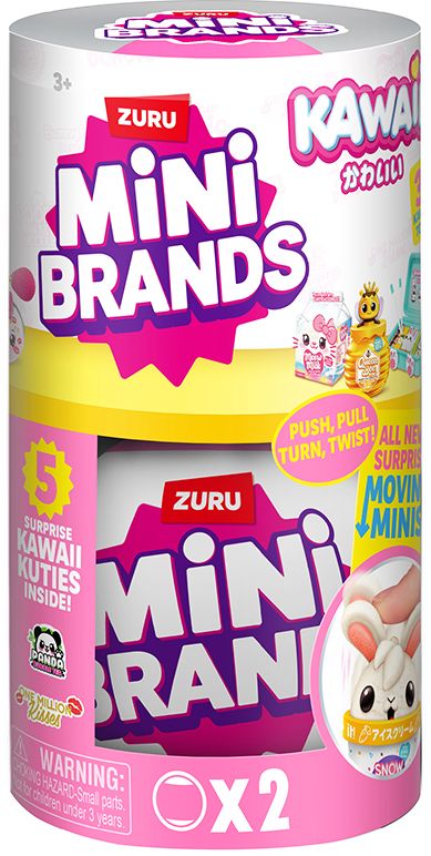 S001-MINI BRANDS-KAWAII MINI BRANDS-SERIES 1--CAPSULE 2PK In PVC Tube,12PCS/CTN