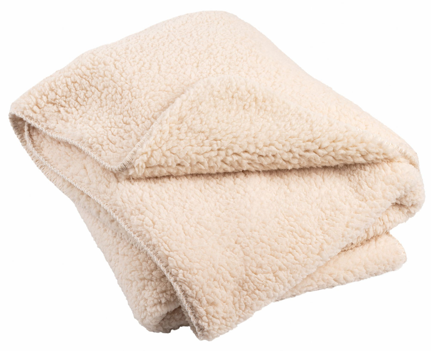 B&N Exclusive Crème Shearling Throw (50"x60")