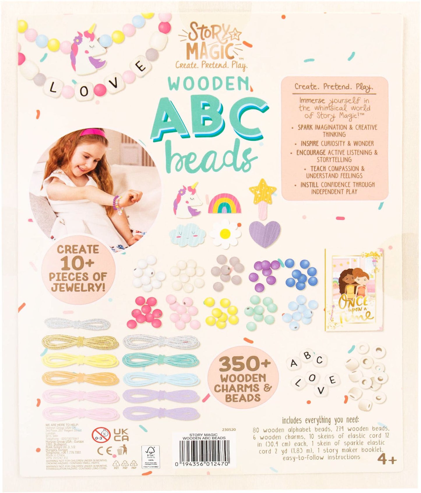 Story Magic Wooden ABC beads