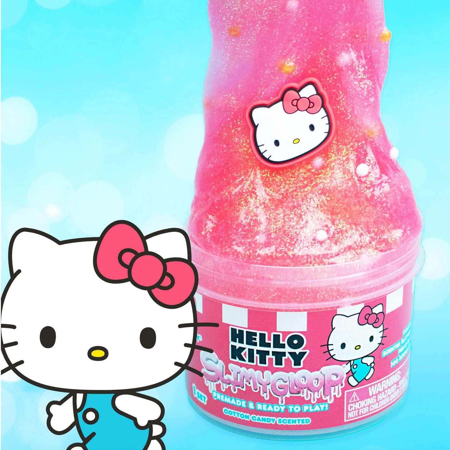 Hello Kitty Topper Slime Jar