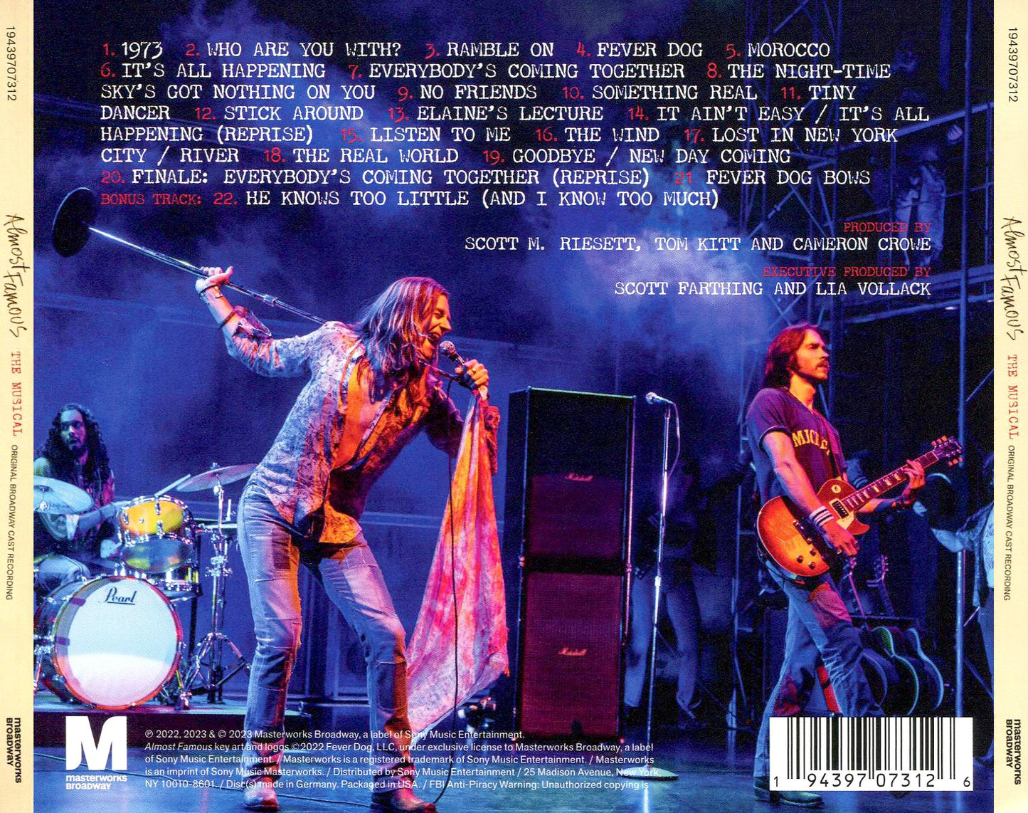 Almost Famous the Musical: 1973 Bootleg