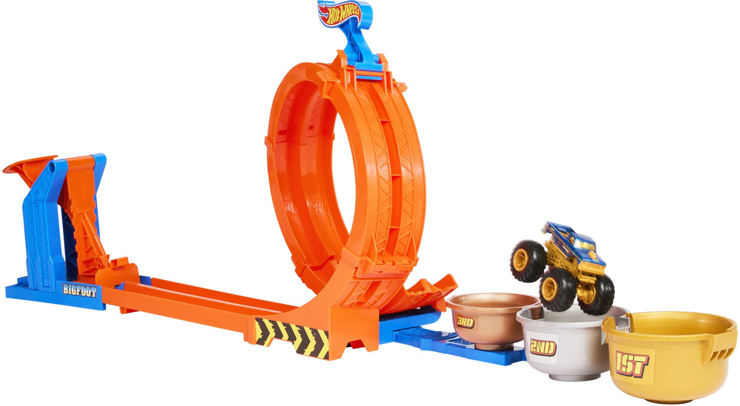 Hot Wheels Monster Trucks Loop & Flip Trophy Challenge