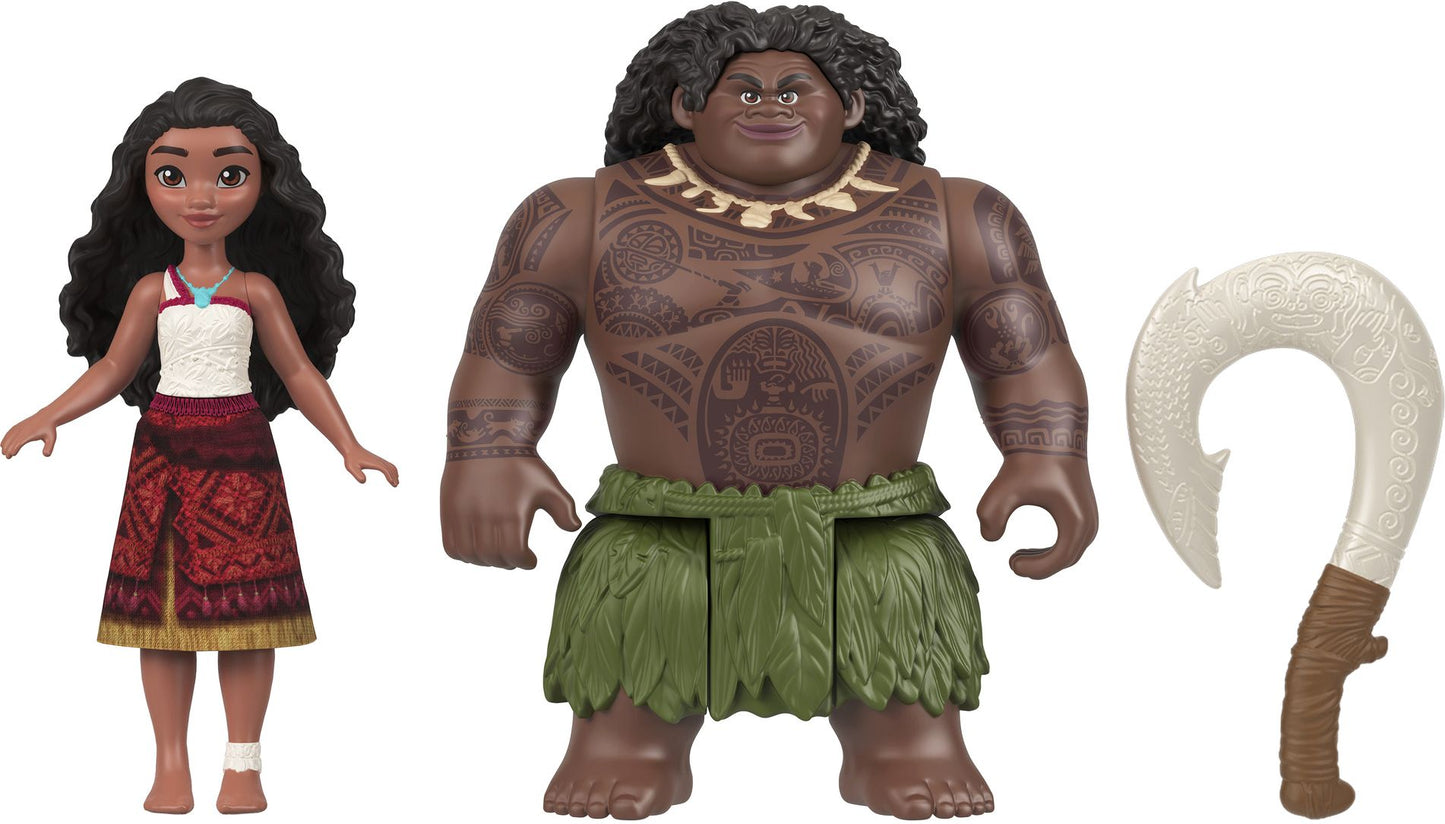 Disney Moana 2 Moana & Maui Ocean Adventures Small Doll Set