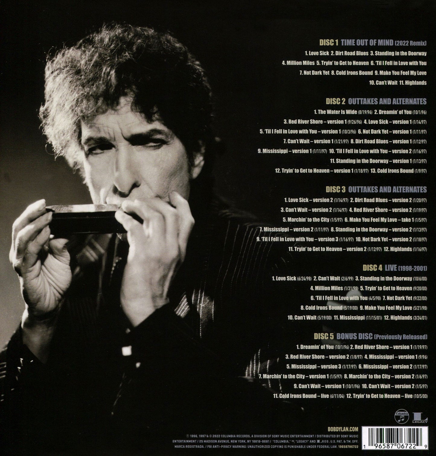 Fragments: Time Out Mind Sessions 1996-97 Vol 17
