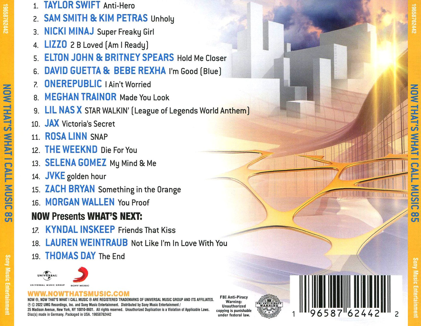 Now That's What I Call Music Vol 85 / Various