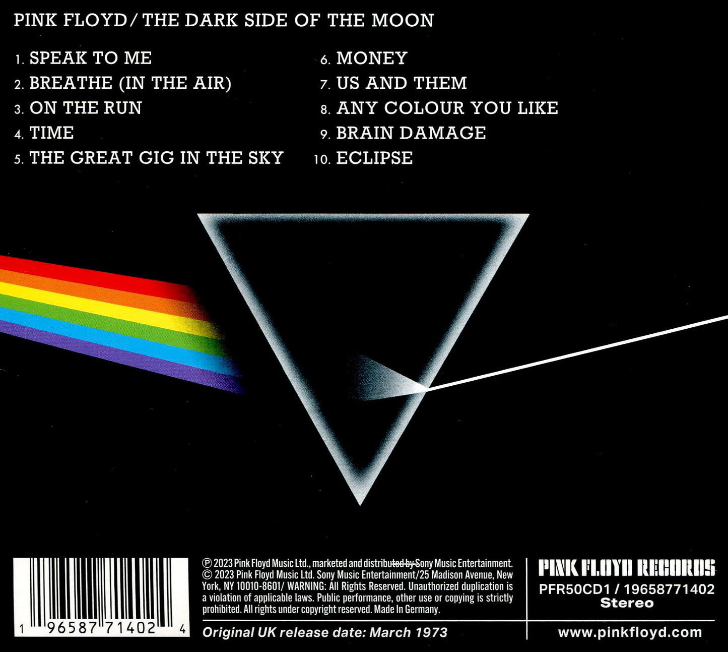 The Dark Side of the Moon [50th Anniversary Remaster]