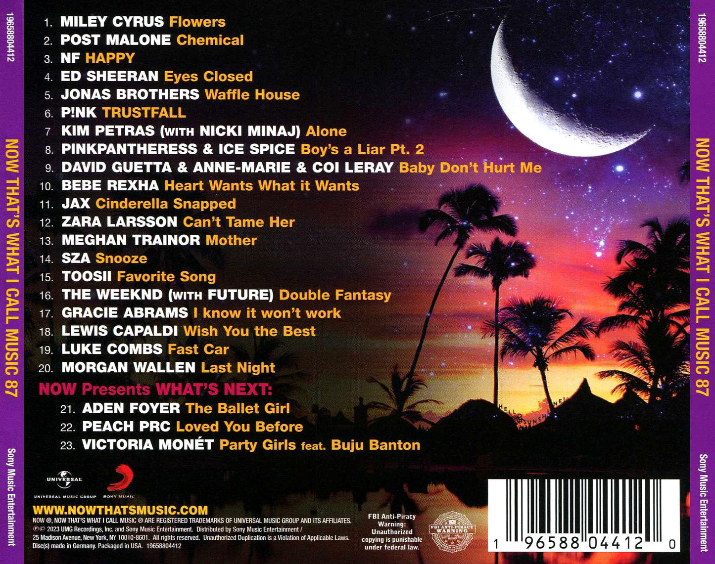 Now Thats What I Call Music!, Vol. 87