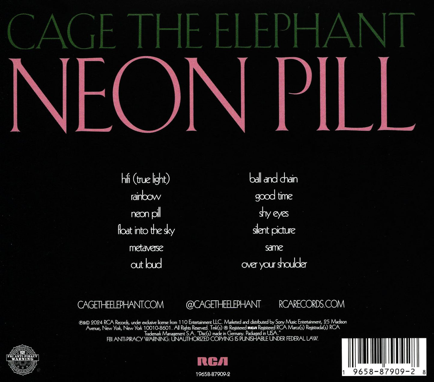 Neon Pill (Cage The Elephant)