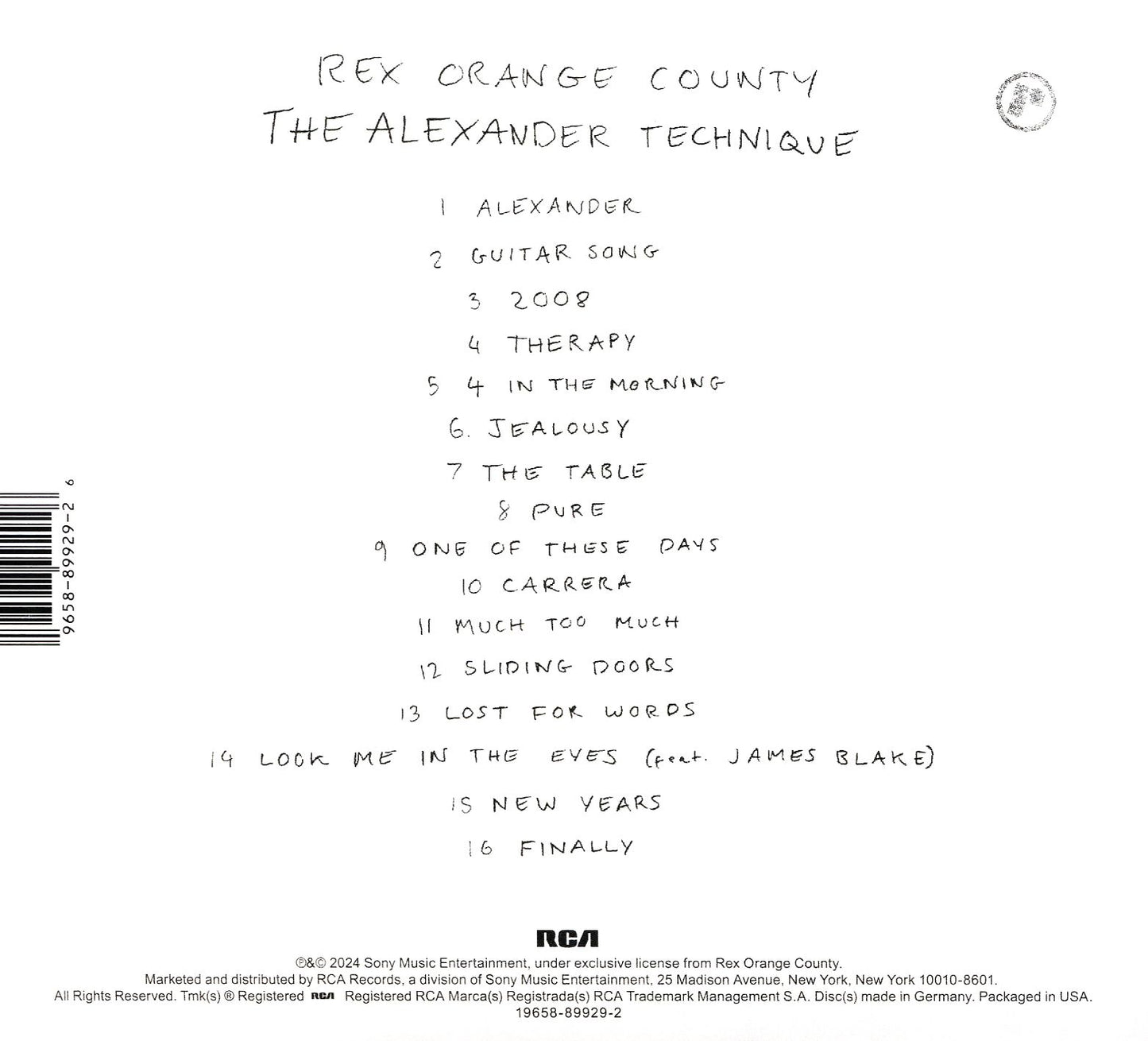 Alexander Technique (Rex Orange County)