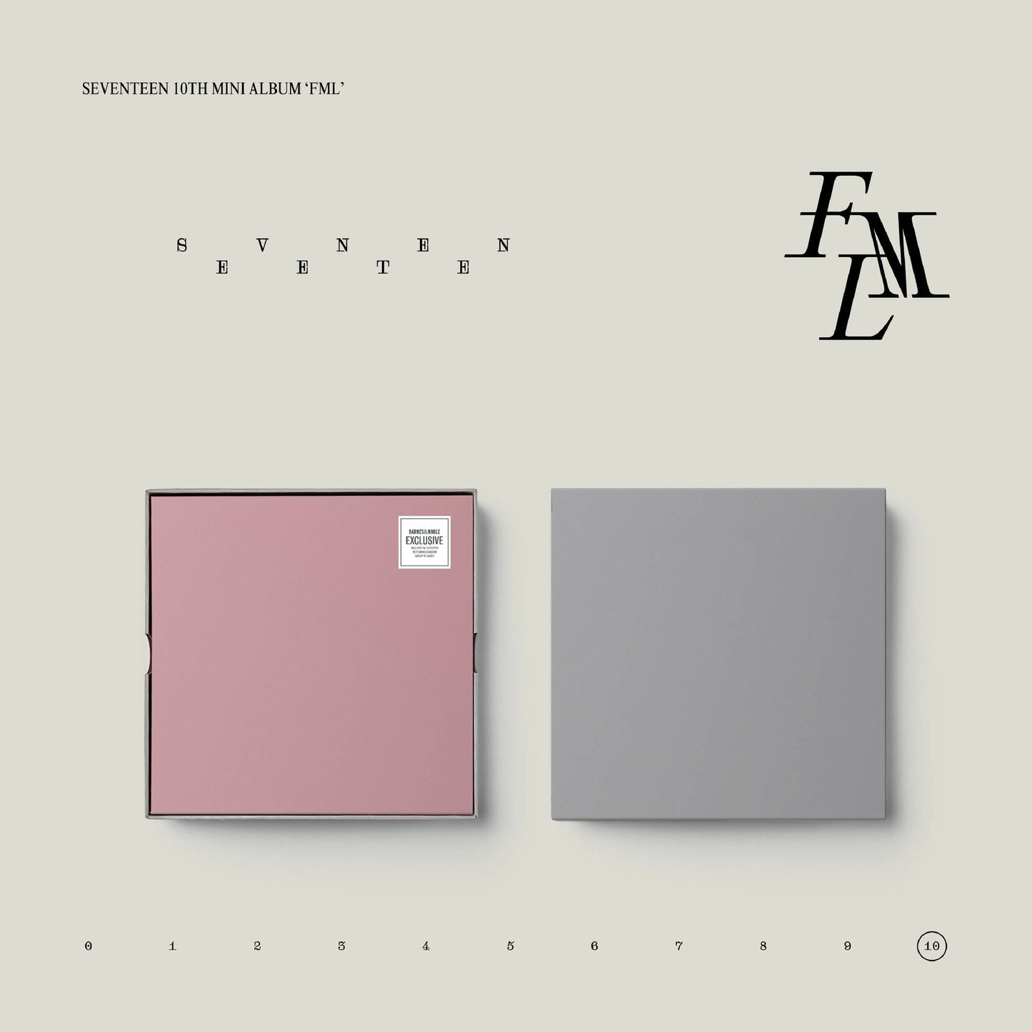 Seventeen 10Th Mini Album 'Fml' (B Ver.) (Post)