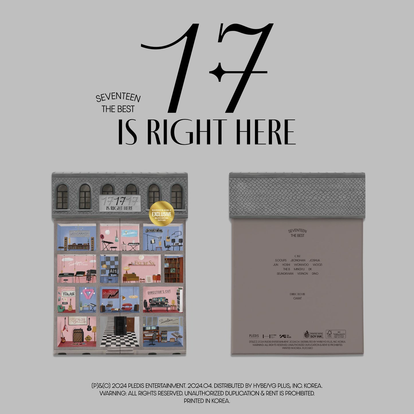 Seventeen Best Album '17 Is Right Here (Hear) (Bn) (Seventeen)