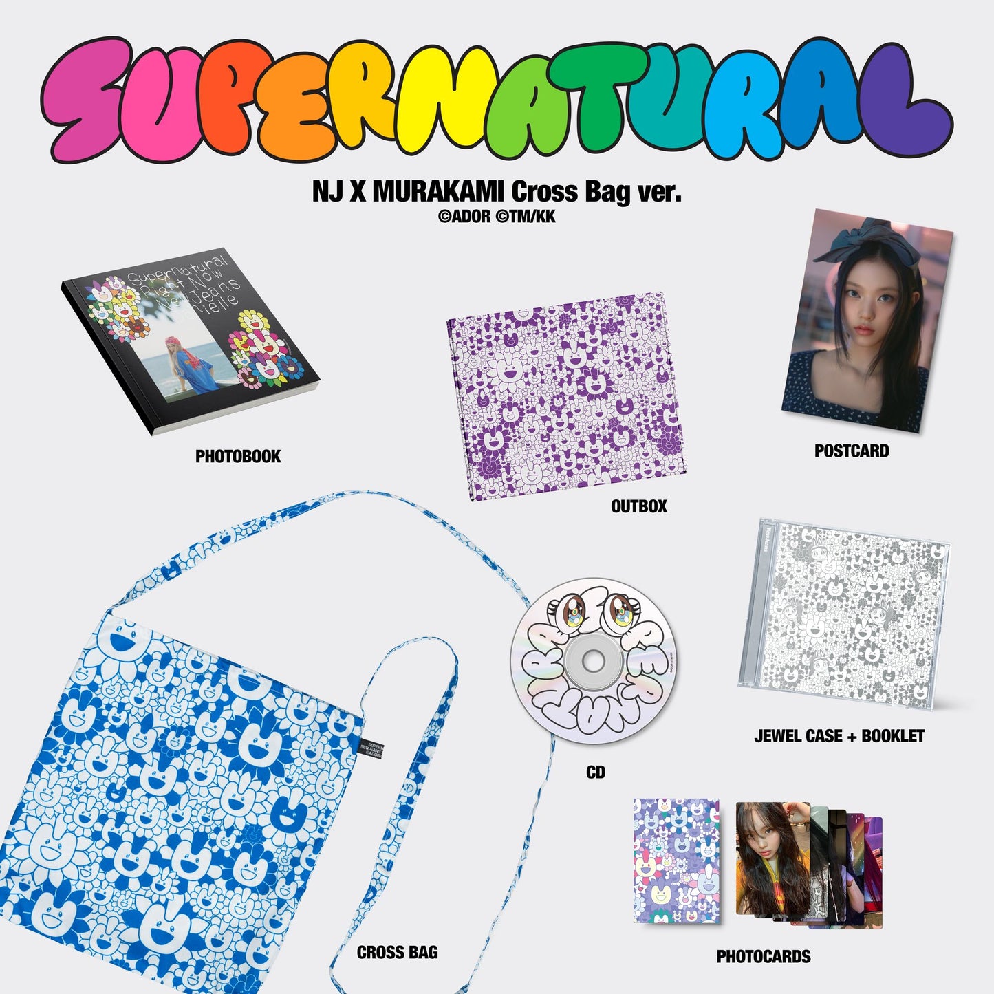 Newjeans 'Supernatural' Nj X Murakami (Cross Bag) (Newjeans)