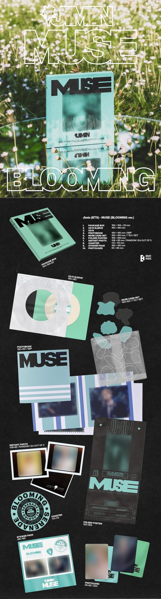 Muse (Blooming Ver.) (Bn) (Jimin ( Bts ))