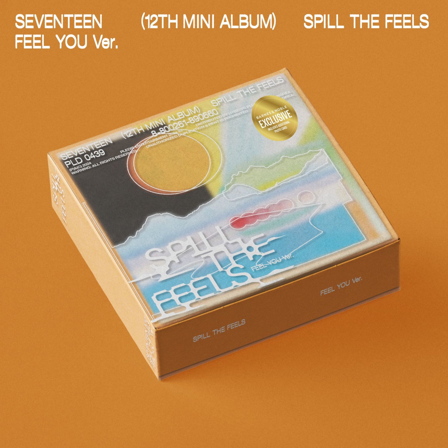 SEVENTEEN 12th Mini Album 'SPILL THE FEEL'S FEEL YOU Ver. [Barnes & Noble Exclusive]
