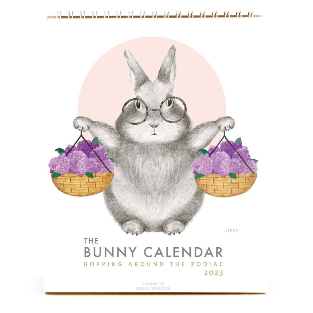 2023 Dear Hancock Bunny Desk Calendar