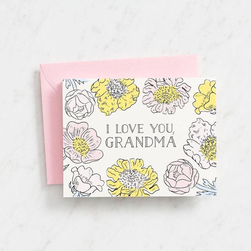 Love You Grandma Mother's Day Card