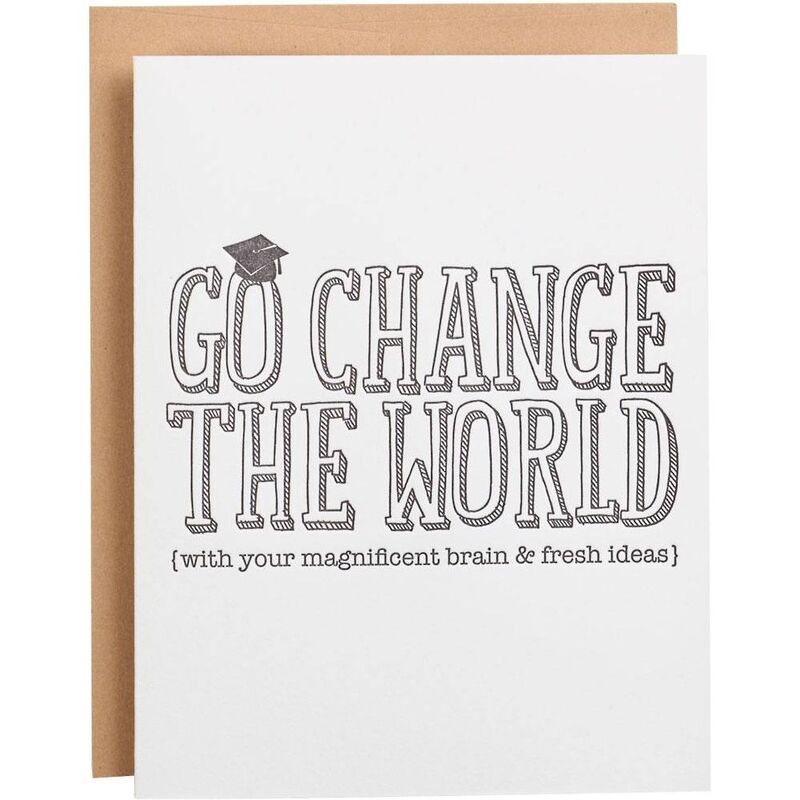 Go Change the World Graduation Card