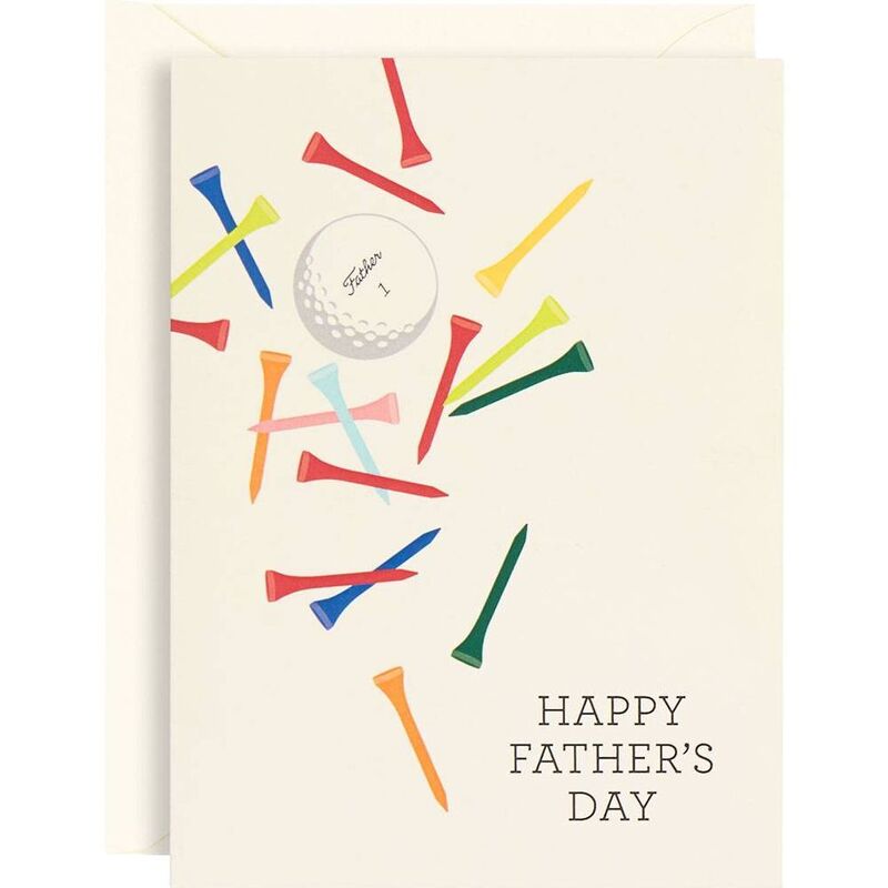 Golf Tees Father's Day Card