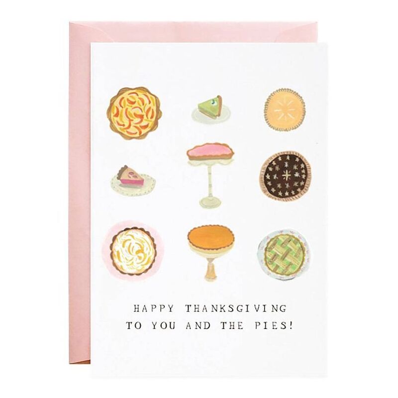 Thanksgiving Pies Greeting Card