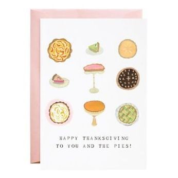 Thanksgiving Pies Greeting Card
