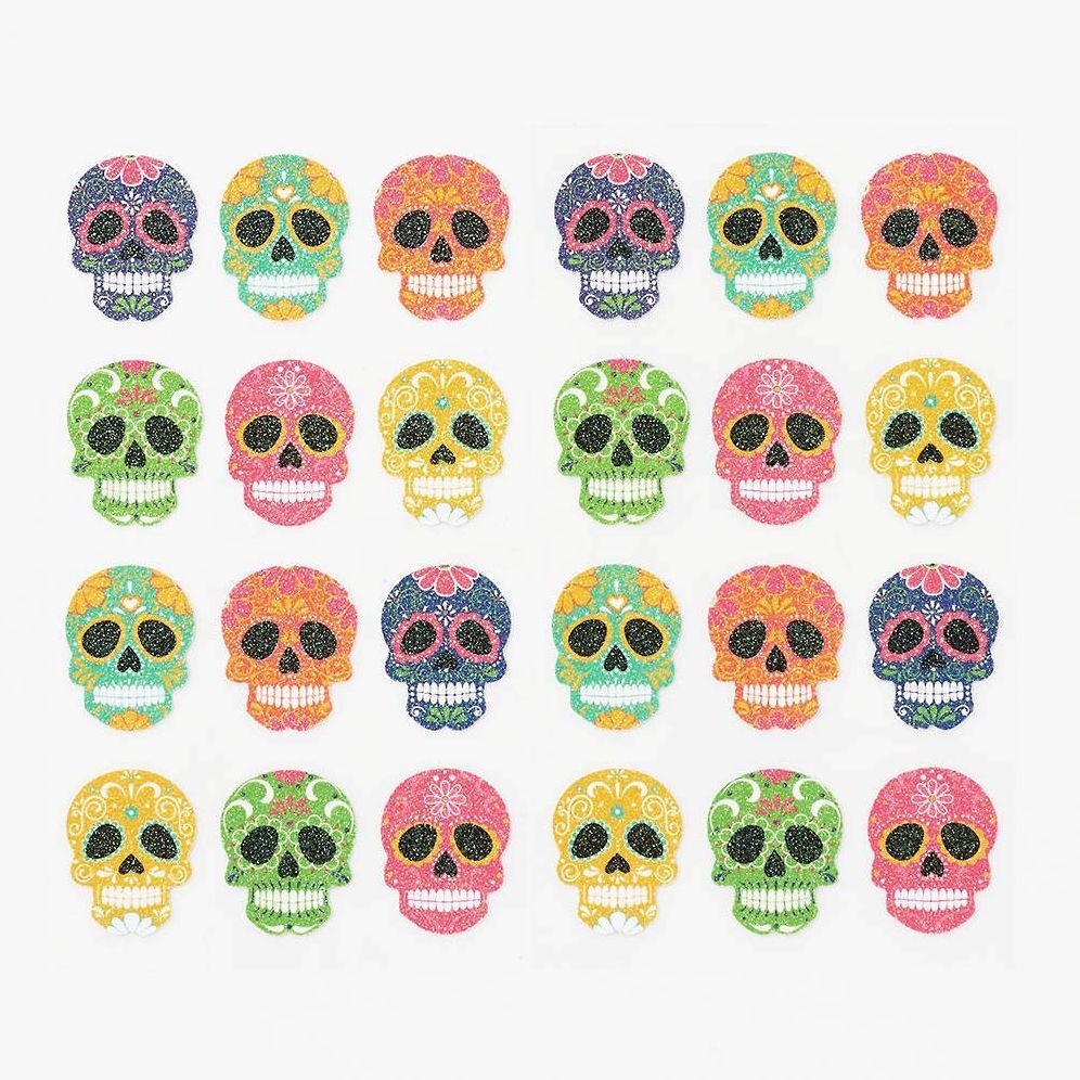 Sugar Skull Colorful Stickers