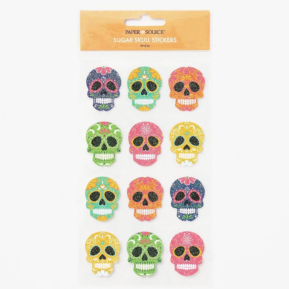 Sugar Skull Colorful Stickers