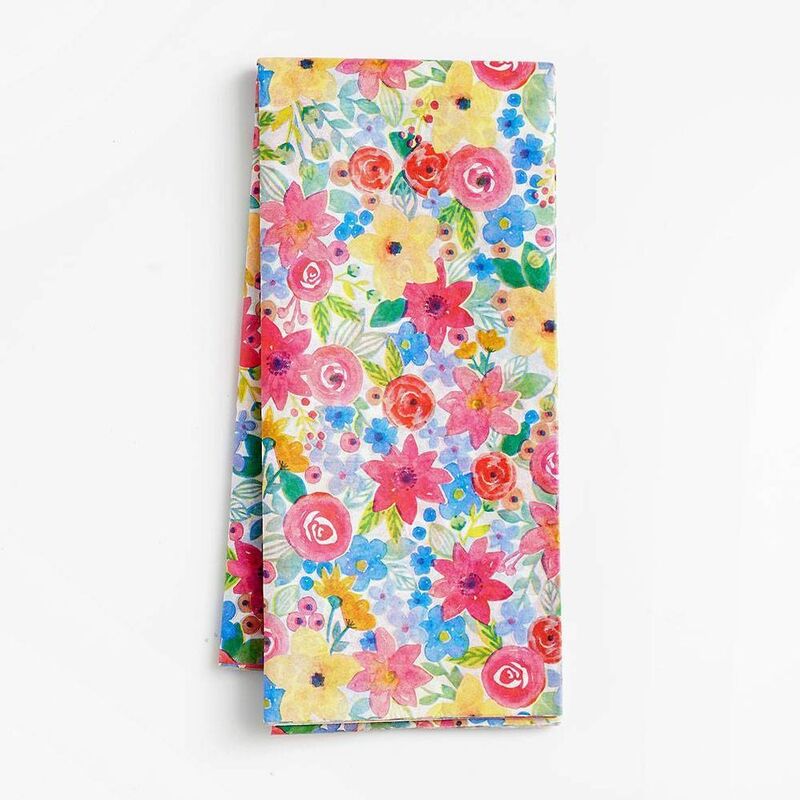 Watercolor Floral Tissue Paper