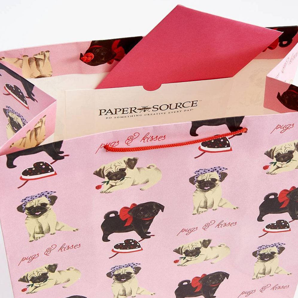 Pugs & Kisses Large Gift Bag