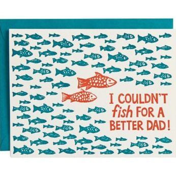 Fish for a Better Dad Father's Day Card