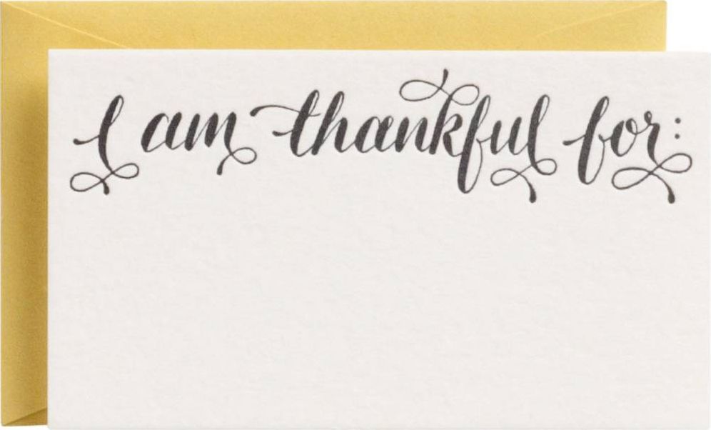 I Am Thankful Mini Stationery Set
