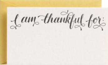 I Am Thankful Mini Stationery Set