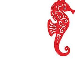 Seahorse Rubber Stamp