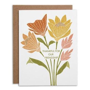 Thankful For Your Friendship Greeting Card