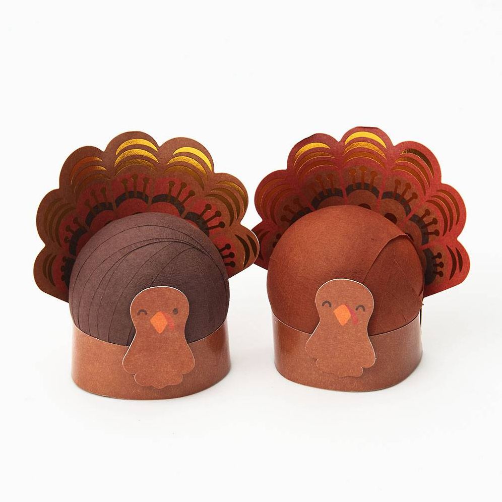 Turkey Feather Surprise Balls S/4