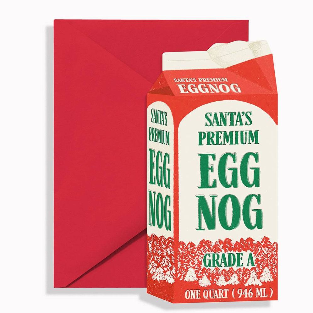 XMAS OFF/EMB/DIECUT A6 Egg Nog FLD