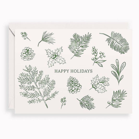 XMAS LTP A6 Delicate Greenery FLD