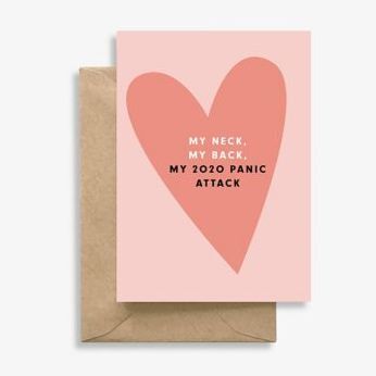 2020 Panic Attack Greeting Card