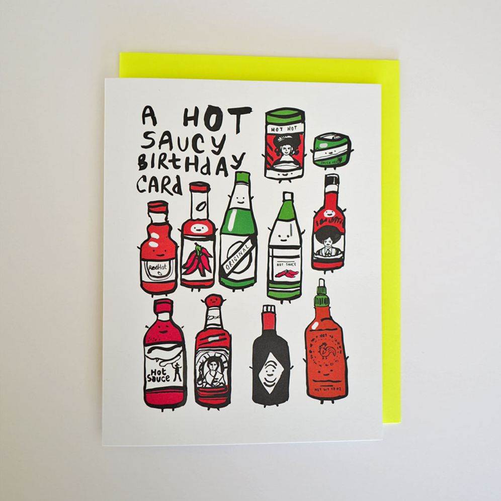 HBDAY Hot Saucy Card