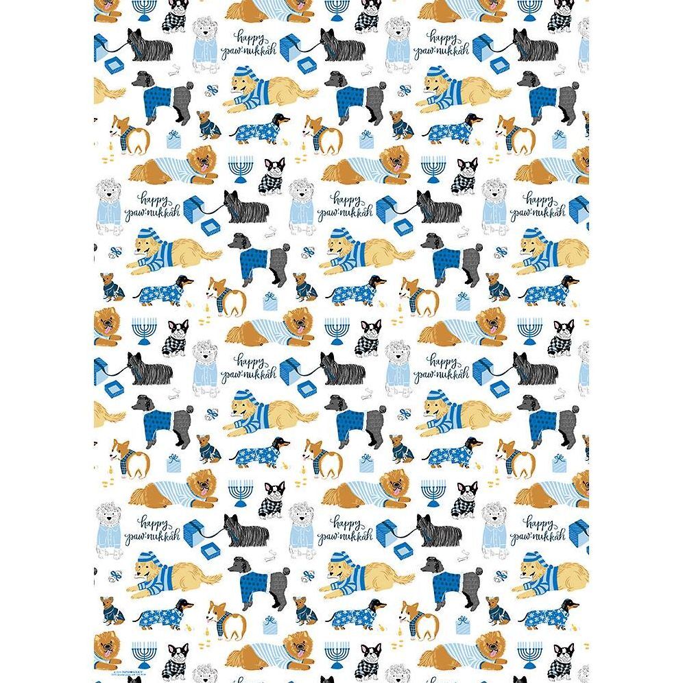 Happy Paw-nukkah Flat Wrap